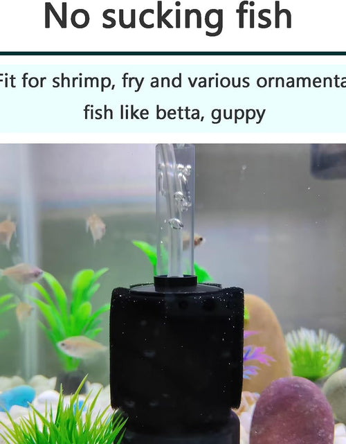 Load image into Gallery viewer, Aquarium Bio Sponge Filter Breeding Fry Betta Shrimp Nano Fish Tank (Small up to 10Gal)
