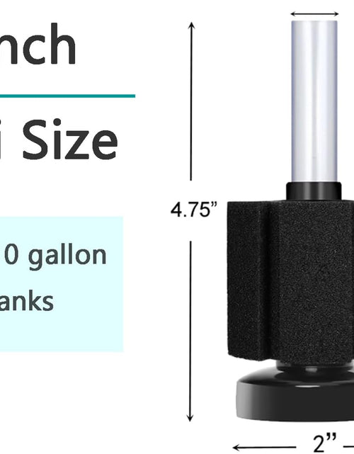 Load image into Gallery viewer, Aquarium Bio Sponge Filter Breeding Fry Betta Shrimp Nano Fish Tank (Small up to 10Gal)
