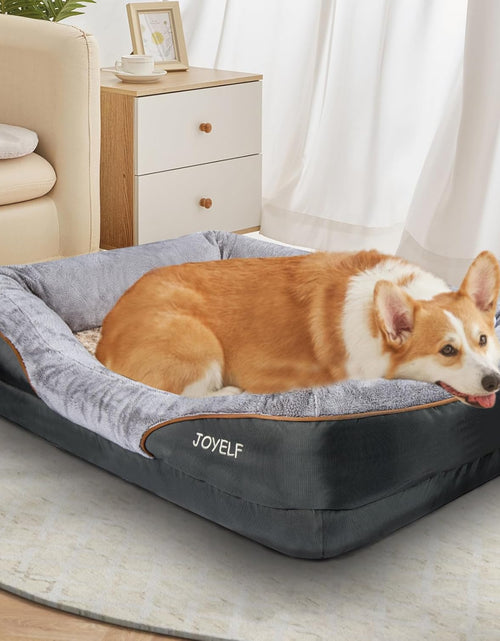 Load image into Gallery viewer, Large Memory Foam Dog Bed, Orthopedic Dog Bed &amp; Sofa with Removable Washable Cover and Squeaker Toy as Gift
