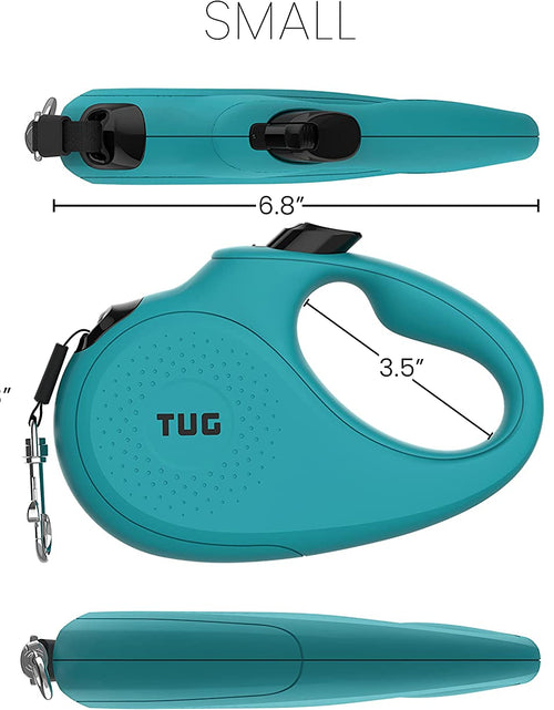 Load image into Gallery viewer, Monochrome 360° Tangle-Free Retractable Dog Leash | 16 Ft Strong Nylon Tape (Small, Aqua)
